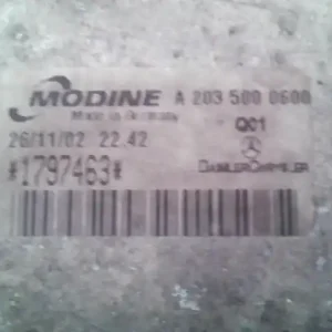 Olcsó MERCEDES C (W203) 2000.06.01-2006.12.31 Intercooler hűtő 2.2 diesel bontott alkatrész