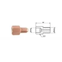 Flexibilis cső átmérő: 51,3 mm hossz: 100 mm teljes hossz: 280 mm Prémium
