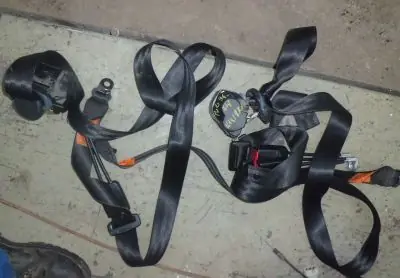 VW POLO III. 94-99 Hátsó biztonsági öv szett bontott alkatrész Olcsó