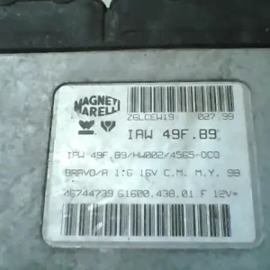 Gyors kiszállítás FIAT BRAVA Ecu 1.6ibontott alkatrész