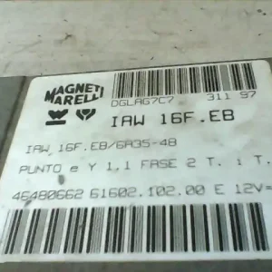 Utolsó esély FIAT PUNTO I. Motorvezérlő egység ecu pcm modul bontott alkatrész