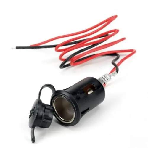 Beépíthető szivargyújtó aljzat védőkupakkal 12/24V 16A Outlet