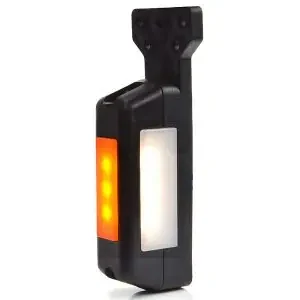 Azonnali szállítás Szélességjelző lámpa 12/24V (opál) LED piros-fehér-sárga JOBB