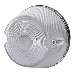 Legkelendőbb Helyzetjelző lámpa izzós kerek fehér 75mm