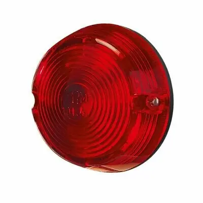 Ingyenes szállítás Helyzetjelző lámpa izzós kerek piros 69mm