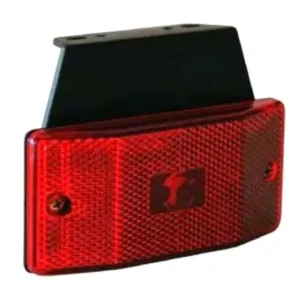 Utolsó esély Helyzetjelző lámpa 12/24V (trapéz) ledes piros tartóval