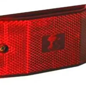 Helyzetjelző lámpa 12/24V (trapéz) ledes piros Szuper akció