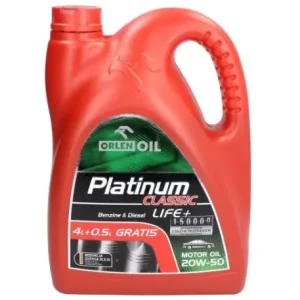 Motorolaj ORLEN Platinum Classic 20W50 4,5L Nézd meg most