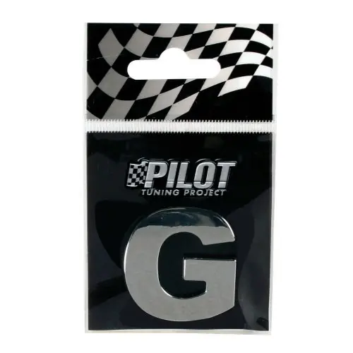 Nézd meg most Krómozott G betű 30 mm