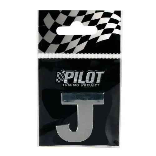 Árengedmény Krómozott J betű 30 mm