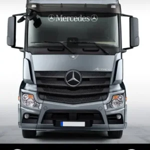 Mercedes matrica napellenzőre fehér Outlet