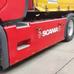 Scania matrica napellenzőre fehér Azonnali szállítás