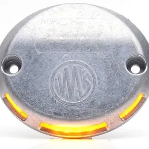 Olcsó Emelőhátfal villogólámpa középre 12/24V ledes WAS