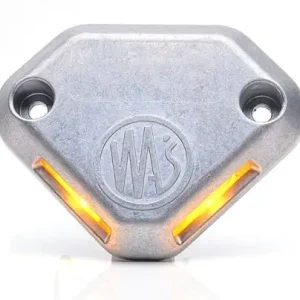 Biztonságos fizetés Emelőhátfal villogólámpa sarokra 12/24V ledes WAS