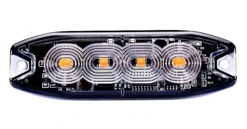 Árengedmény 4 POWER LED-es SLIM sárga villogó modul 12/24V
