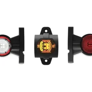 Prémium Foncsoros LED gumilámpa 12/24V rövid egyenes (P/F/S) JOBB