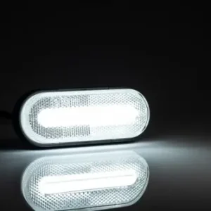 Rendeld meg most Helyzetjelző lámpa 12/24V (126x51) 12 ledes FEHÉR