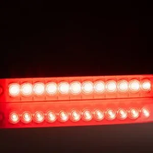 Helyzetjelző lámpa 12/24V (hosszú slim) ledes PIROS Gyors kiszállítás