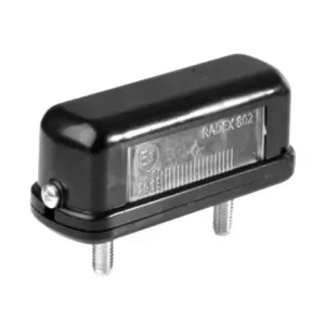 Azonnal elérhető Rendszám megvilágítás fekete (mini olasz) izzós