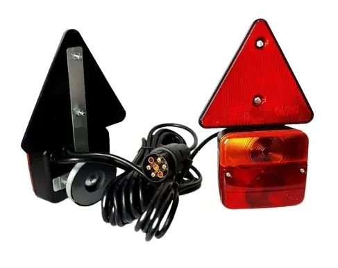 Utánfutó hátsó lámpa szett mágnestalppal Kihagyhatatlan ajánlat