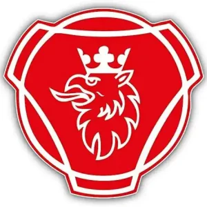 Nézd meg most SCANIA matrica (30x30cm) piros