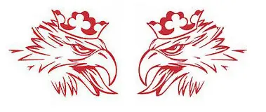 Akció Scania Griff matrica párban 20cm PIROS