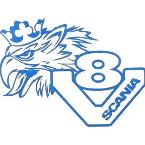 V8 Griff Scania matrica Kék Kedvezmény