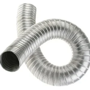 Alumínium gégecső / kályhacső állófűtéshez 65mm 1m Árcsökkenés