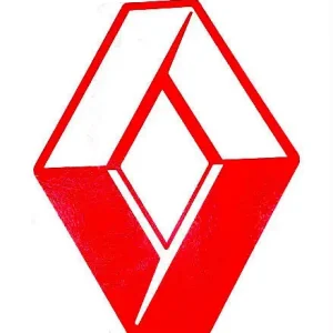 PIROS Renault logó matrica Alacsony ár