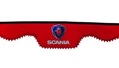 Luxus SCANIA rojt szélvédőre PIROS Kiárusítás