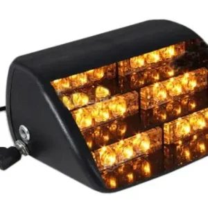 Sárga villogó szélvédőre 18 LED 12V Újdonság