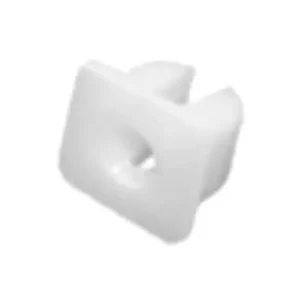 Műanyag négyszöganya 6,3 x 6,3 mm / 4,2 mm fehér Expressz szállítás