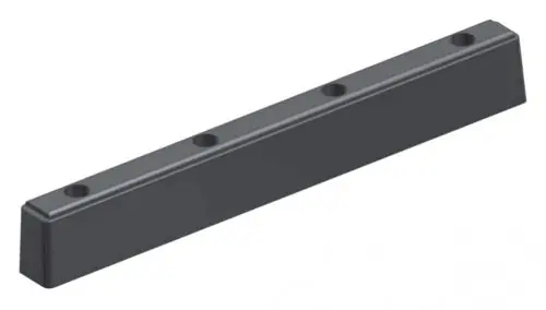 Újdonság Gumiütköző trapéz 450x40x60 mm