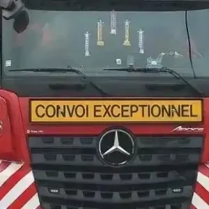 Túlméretes szállítmány tábla CONVOI EXCEPTIONNEL 120x20 Legkelendőbb