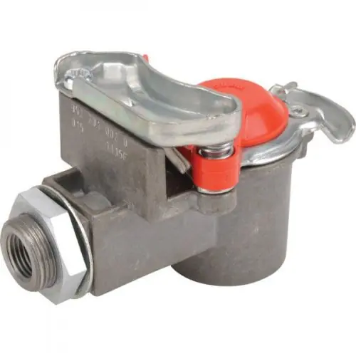 Kiárusítás Légkuplung pótkocsis 16-os piros, rögzítővel