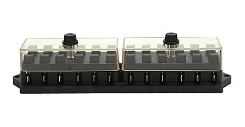 Akciós ár Késes biztosíték tábla tetővel 12-es