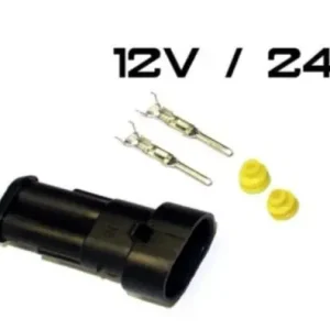 Újdonság Csatlakozó 2 pol (aljzat)