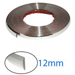 Ajánlat Króm díszcsík 12 mm (15m)