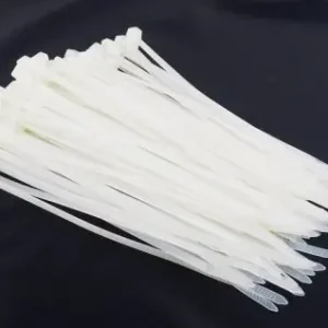 Kábel kötöző szett 100 db, 200x3,6 mm fehér Árengedmény