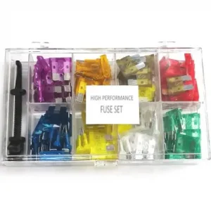 Azonnali szállítás Késes biztosíték szett dobozban, csipesszel 100db