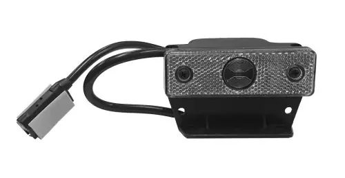 LED helyzetjelző lámpa 24V (95x30) fehér, tartóval Kihagyhatatlan ajánlat