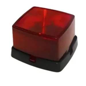 Helyzetjelző lámpa izzós kocka piros Különleges ajánlat