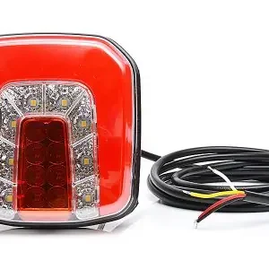 LED tolató- / ködlámpa helyzetjelzővel szögletes 12/24V Kihagyhatatlan ajánlat