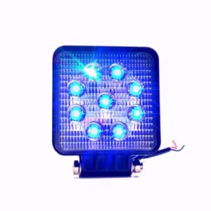Biztonságos fizetés Munkalámpa 9 LED-es (110x110mm) KÉK FÉNY