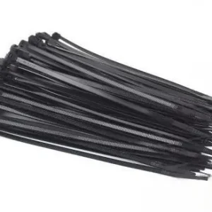 Kábel kötöző szett 100 db, 430x4,8 mm fekete Outlet