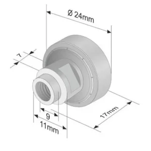 Ajánlat Szimpla ponyva görgő 24x7/17mm SESAM