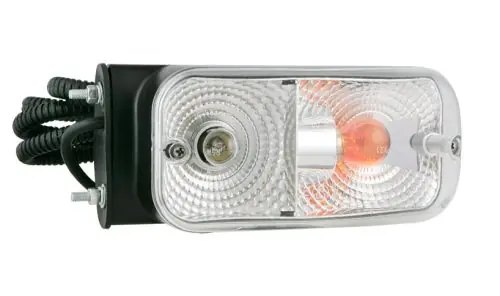 Kedvezményes ár Index+fehér helyzetjelző lámpa kerekített BAL