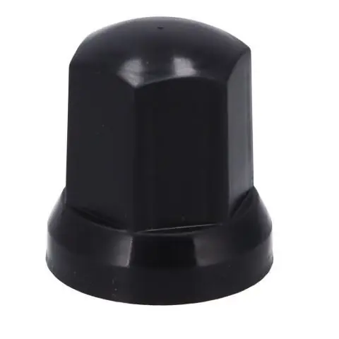 Biztonságos fizetés Csavarkupak műanyag fekete 32mm, magas