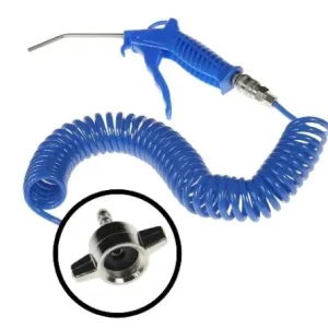 Fuvató pisztoly szett 5m légtartályra / szervizcsatlakozóra Szuper akció