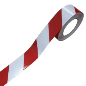 Vedd meg most Fényvisszaverő szalag piros-fehér BAL 5cm